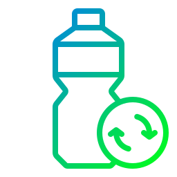 Recycling bottle icon