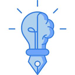 Creative brain icon