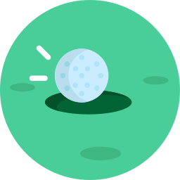 bola de golfe Ícone