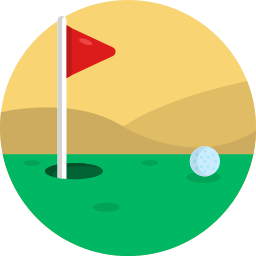 bola de golfe Ícone