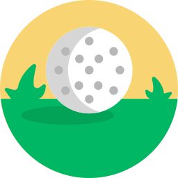 Мяч для гольфа иконка