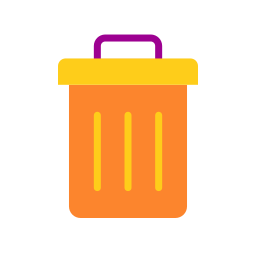 Trash can icon