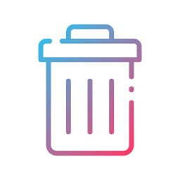 Trash can icon