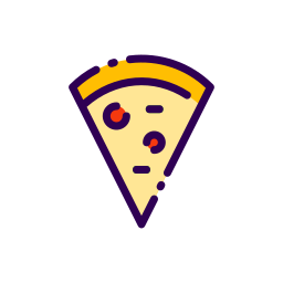 rebanadas de pizza icono