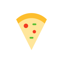 rebanadas de pizza icono