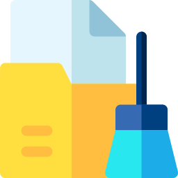 Data cleaning icon
