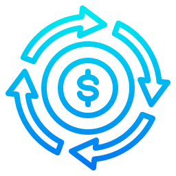 Money exchange icon