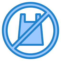 No plastic icon