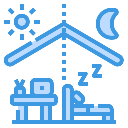 Working at home icon