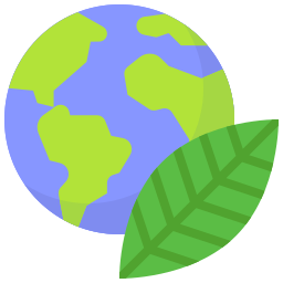 Green earth icon