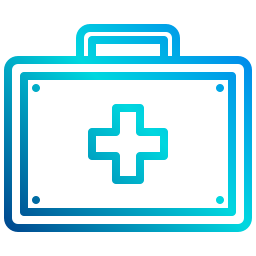 First aid kit icon