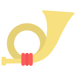 French horn icon