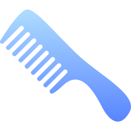 Hair comb icon