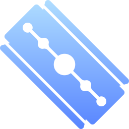 Razor blade icon