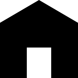 siluetta della casa icona