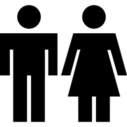 Couple of man and woman icon