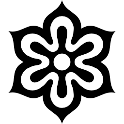 símbolo de la bandera de kyoto japón icono