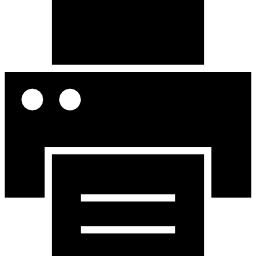 프린터 검정 기호 icon