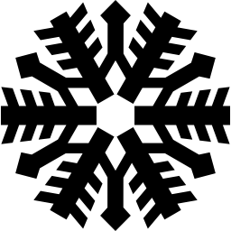 Snowflake shape icon