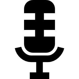 micrófono de escritorio icono