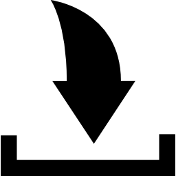 símbolo de descarga icono