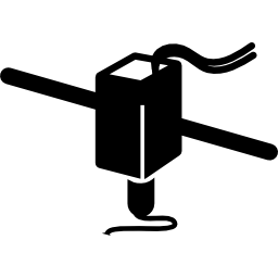 Инструмент 3d принтер для печати иконка