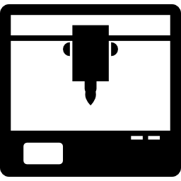 Символ 3d принтер иконка