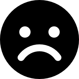 Frown face icon