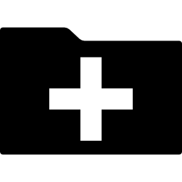 símbolo de adição de pasta para interface Ícone