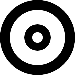profilo del disco della linea lorda icona