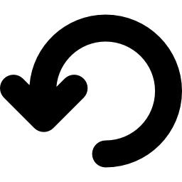 Undo circular arrow icon