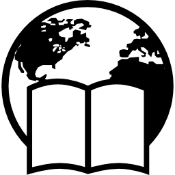 Земля с книгой иконка