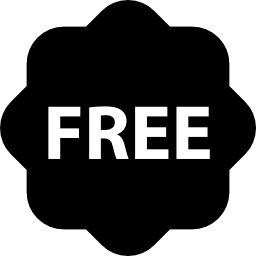 tag gratuito per il commercio icona