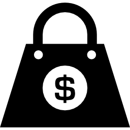 bolsa de dinero icono