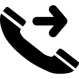 uitroepend symbool van auriculair met pijl icoon