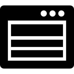 símbolo de página icono