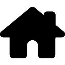 siluetta nera domestica icona