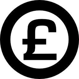 Pound coin icon