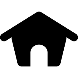 domowy czarny kształt ikona