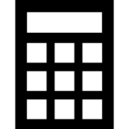 Money calculator tool icon