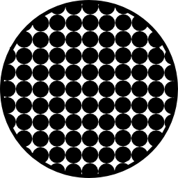 cirkel met stippenpatroon icoon