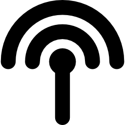símbolo de interface wifi Ícone