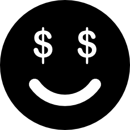 Money face icon