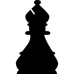 pezzo degli scacchi bishop icona