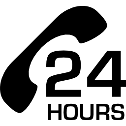 Money 24 hours service by telephone icon