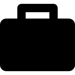 valigia nera icona