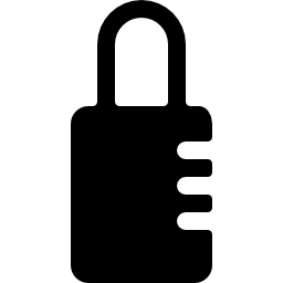 simbolo dell'interfaccia del lucchetto di blocco icona