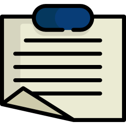 Бумажная записка иконка