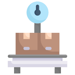 Weight scale icon