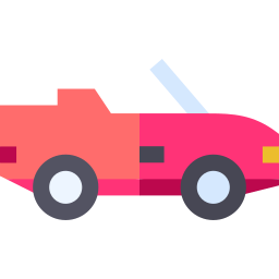 Convertible car icon